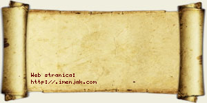 Matija Balzamović vizit kartica